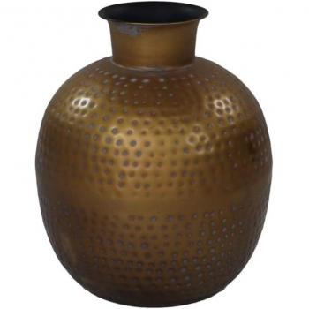 Jarrón Pequeño Dorado y Gris Maison du'Monde