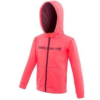Kinderunisex Jacke Oby (Fluoreszierend) – Koralle/Weinrot, 14A – Trangoworld