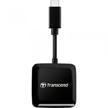 Lecteur de carte mémoire Transcend USB 3.2 Gen 1 Type-C Noir