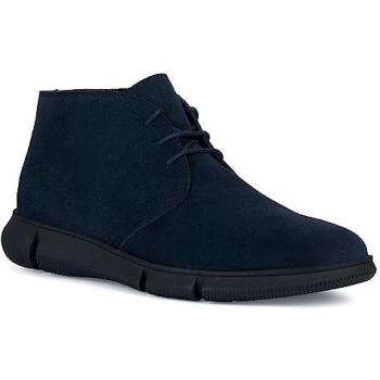 Bottes montantes GEOX Adacter F pour homme en daim bleu marine