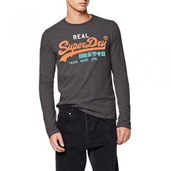 Superdry VL Desert T-Shirt À Manches Longues, Gris