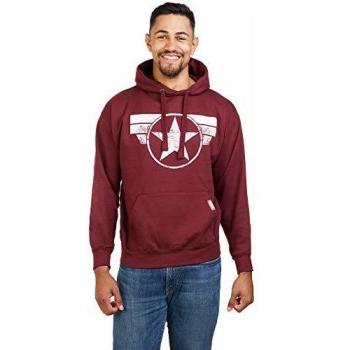 Marvel Red Cap Logo Hoodie for Men – Small Pack