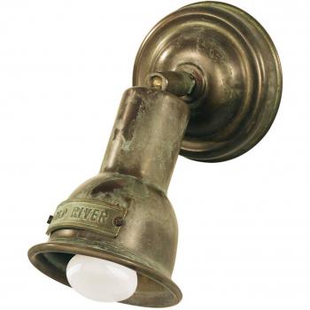 Moretti Luce Spotisland Lampada da parete orientabile in ottone