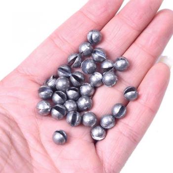 50pcs Assorted Lead Sinkers (0.3g, 0.5g, 0.7g, 1g)