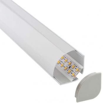 Kork perfil aluminio kit para tiras LED de 2 metros