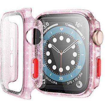 Case Protezione Apple Watch Serie 6 SE 5 4 44mm in Rosso Ultra Fine