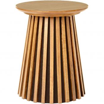 Mesa de Esquina Osaka 40 cm Chapa de Roble