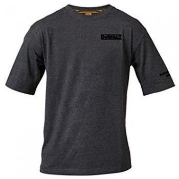 Dewalt T-Shirt Typhoon Mens Charcoal Grey Dewalt Work Tshirt Top