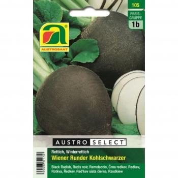 Austrosaat Round Kohl Schwarz Radish Seeds