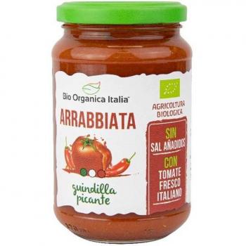 Salsa De Tomate Arrabiata Picante Bio 325ml Organica Italia
