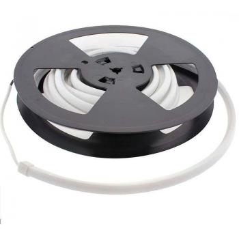 Neon Flex Tubo de Silicone 24V 5m 90° Branco Neutro