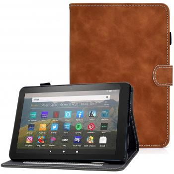 Estuche protector de microfibra con soporte y compartimento para tarjetas – Amazon Fire 7 (2022)