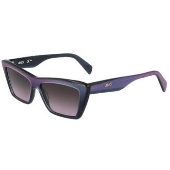 Liu Jo LJ802S 314 Damen Sonnenbrille Grau-Grün Glitzer 54mm