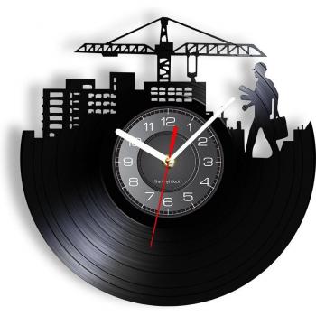 Silueta Industrial – Reloj Decorativo