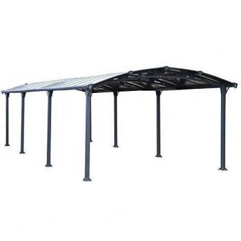 Palram Canopia Arcadia Alpine 5000 Grey Metal Carport