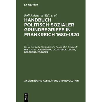 Corruption Décadence. Ordre Désordre. Progrès