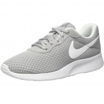 Nike Damen Tanjun Sneaker, Wolfgrau Weiß, 38 EU
