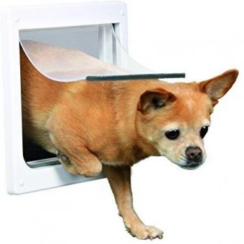 Trixie Puerta perros 2 posiciones, XS/S, blanco