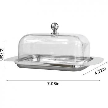 Fissman Stainless Steel Butter Box with Cover