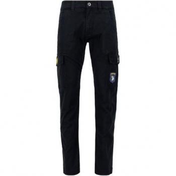 Pantaloni petrol patch nero Alpha Industries cargo 36