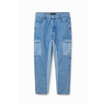 Desigual homme pantalon cargo bleu taille 34