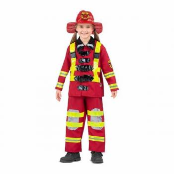 Vestido de bombero para niñas: estilo realista y cómodo