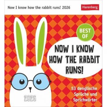 Now I know how the rabbit runs Postkartenkalender 2026