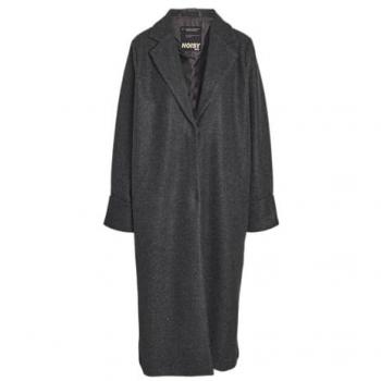 Noisy May Caddy – Manteau long gris mélangé M