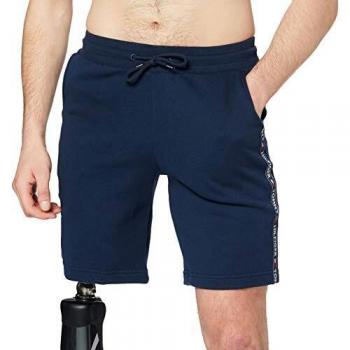 Tommy Hilfiger Herren Schlafanzughose, Blau