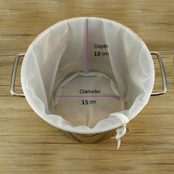 Filtertüte für Bierherstellung und Lebensmittelzubereitung aus Nylon – 1er Packung