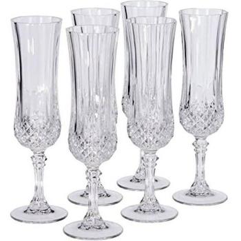 Flutes de Brandy Longchamp – 6 Unidades en Vidrio y Cristal 14 cl