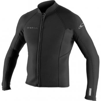 O'Neill Reactor-2 Giacca Neoprene 1.5mm Front Zip Nero Bianco XS