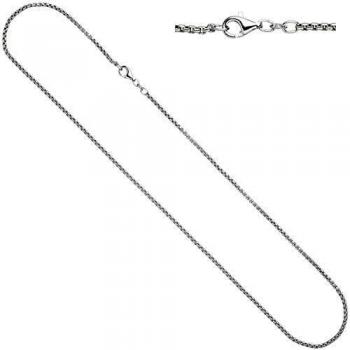 JOBO Venezianerkette oval 925 Sterling Silber rhodiniert 1,6 mm 50 cm