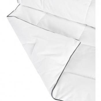 Elegante Mikrofaser-Steppdecke mit Paspel
