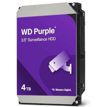 Western Digital Purple 4 TB 3.5 HDD – 5400 RPM, 128 MB Cache, SATA 6 Gb/s