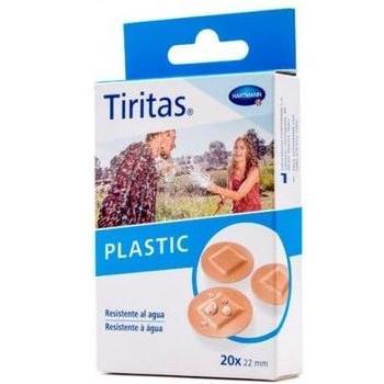 TIRAS PLASTIC APOSITO ADHESIVO REDONDAS 22 MM 20 U
