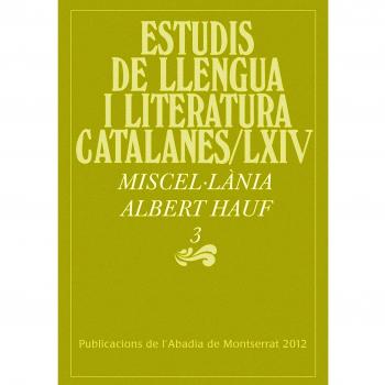 Miscel·lània Albert Hauf, 3 (Tapa blanda).