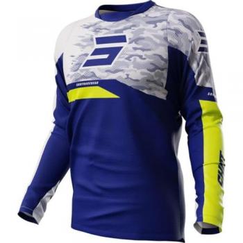Vestuario MX Shot Devo Matrix Blanco con Detalles Azules