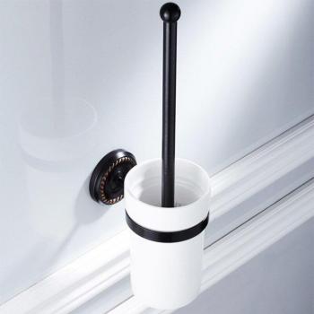 Bathroom Brush Rack with Ceramic Cup