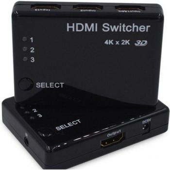 HDMI 3 in 1 4K 2K 3D Switch for Mobile Devices