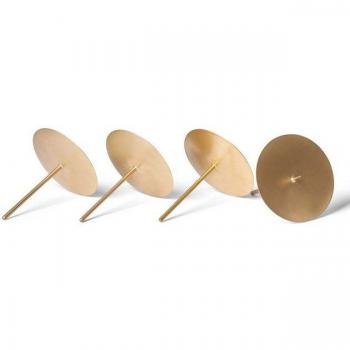 Spar‑Set Kerzenpick – 4x 6 cm Gold