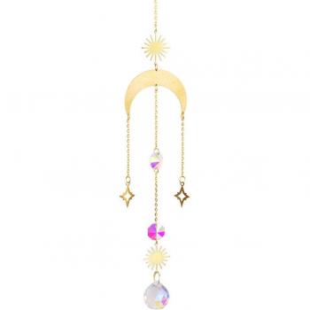 Hanging Crystal Dreamcatcher Wind Chime