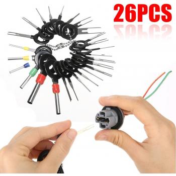 Vehicle Terminal Removal Toolset – 26‑Piece Wiring Extractor