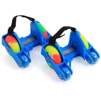 Kinder-Rollschuh „FlammenFahrt 4‑Räder“ – verstellbar, tragbar, motorisiert
