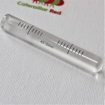 Niveau Transparent – Flacon Verre 70mm x 11mm