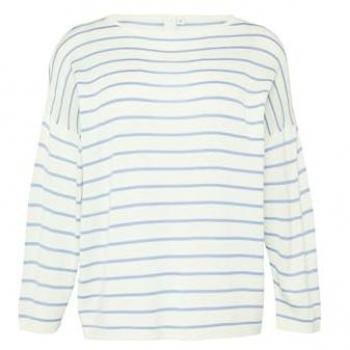 QS 3/4 Arm-Pullover im Streifenlook