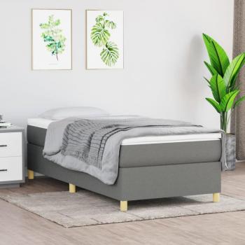 Giroletto 90x200 cm in Tessuto Grigio Scuro