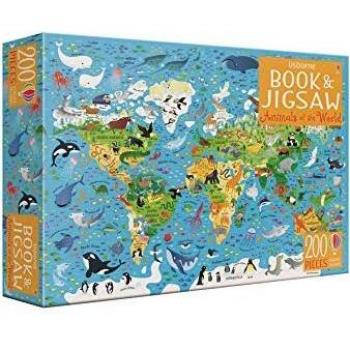 Animals of the World Book and Jigsaw