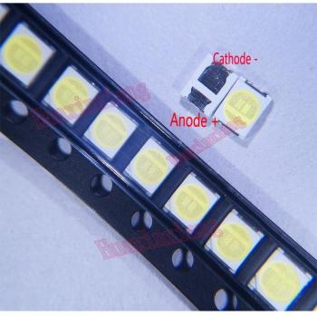 500pcs Jufei 1W 2835 3V SMD LED 3528 Cool White for LCD/TV Backlight