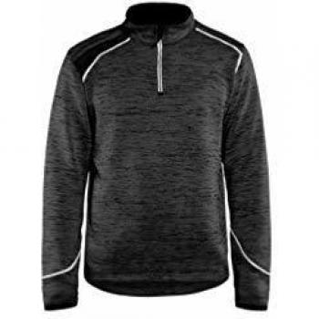 Veste col zippé Blaklader 494321179710L Taille L, Anthracite Gris/Blanc